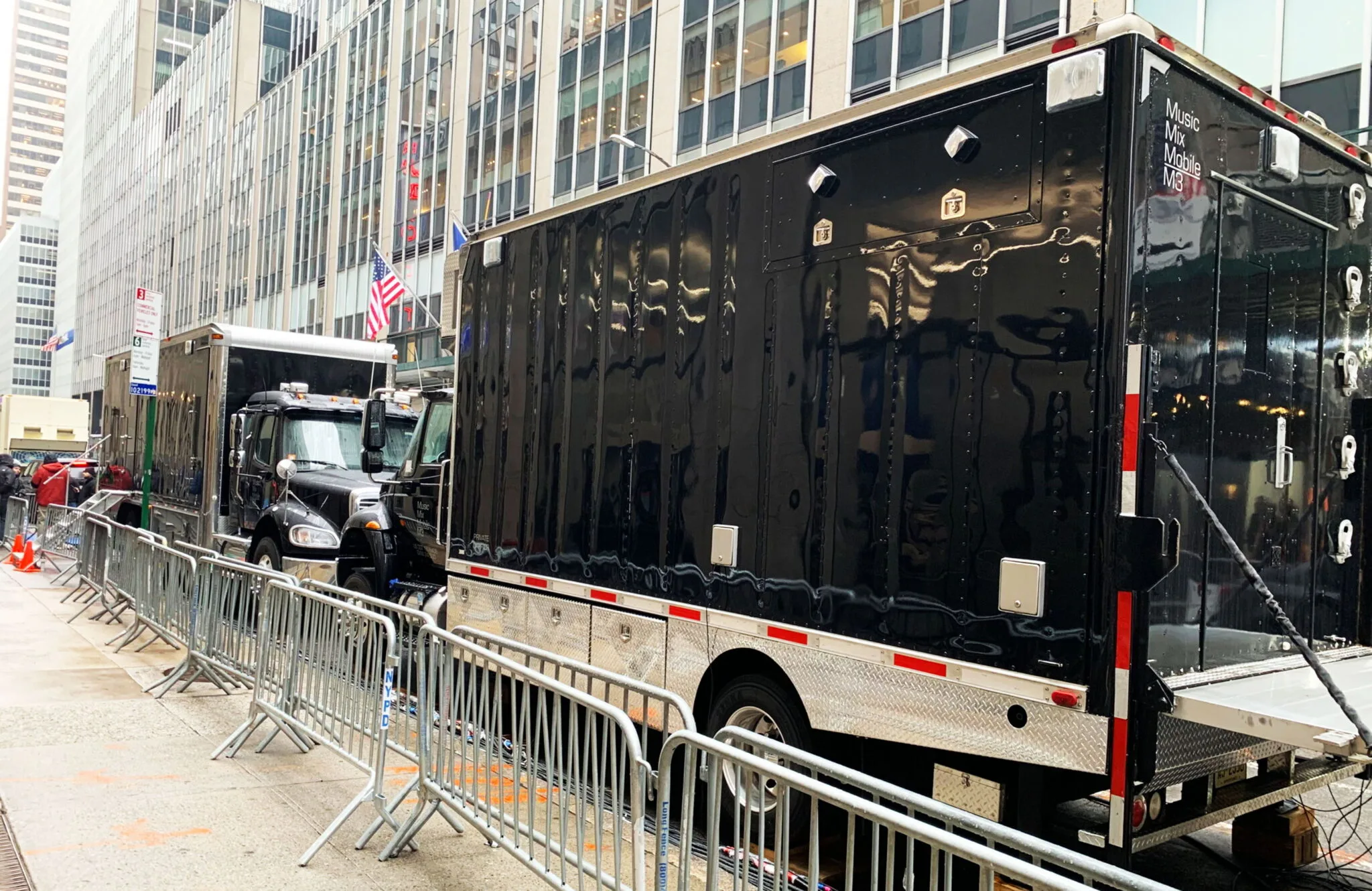 M3 Truck and Equipment Trailer at Radio City Music Hall